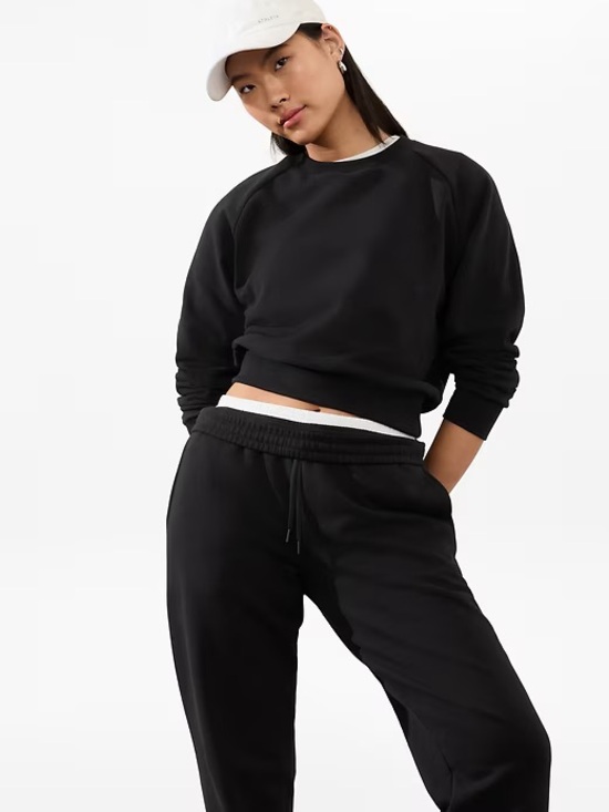 Athleta Tops - Athleta Forever Fleece Relaxed Crew size XL